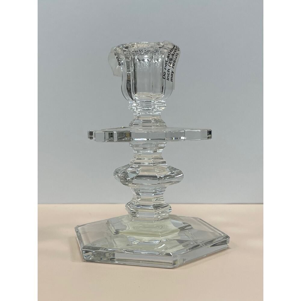 Waterford Paradisio Crystal Candlestick.